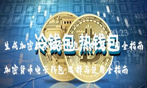 生成加密货币电子钱包：选择与使用全指南

加密货币电子钱包：选择与使用全指南