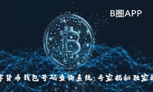 数字货币钱包号码查询系统：专家揭秘独家秘诀