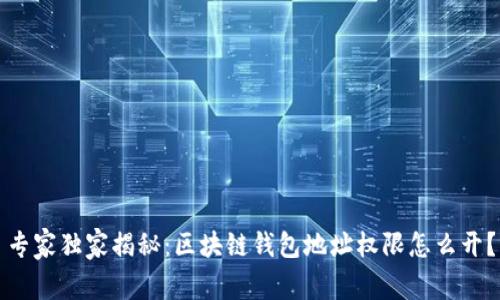专家独家揭秘：区块链钱包地址权限怎么开？